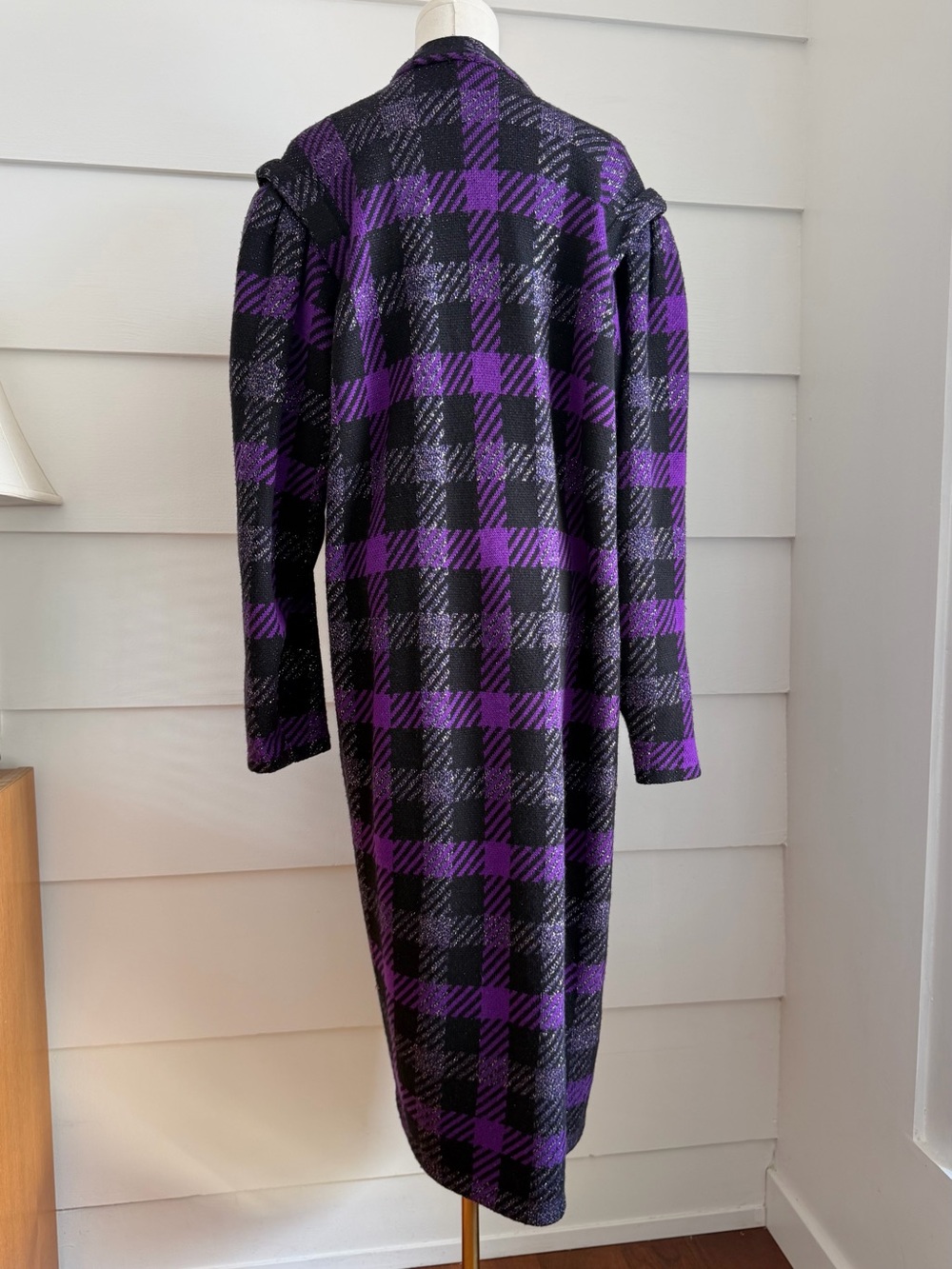 Vintage St. John Sweater Coat Longline Duster 80s 90s - Picture 5 of 11